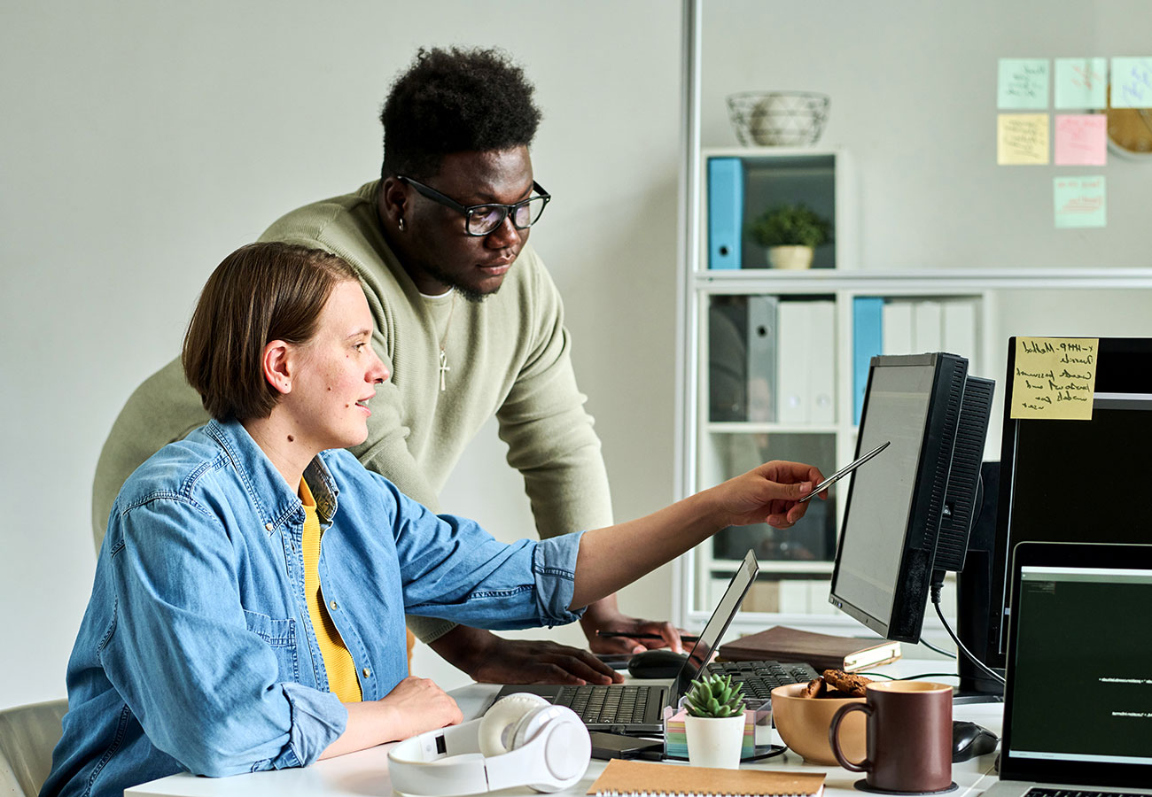 TRU student at practicum.